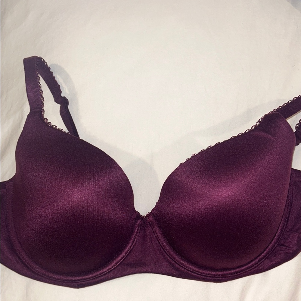 Maroon body by Victoria lined Demi bra 36D - Picture 5 of 5